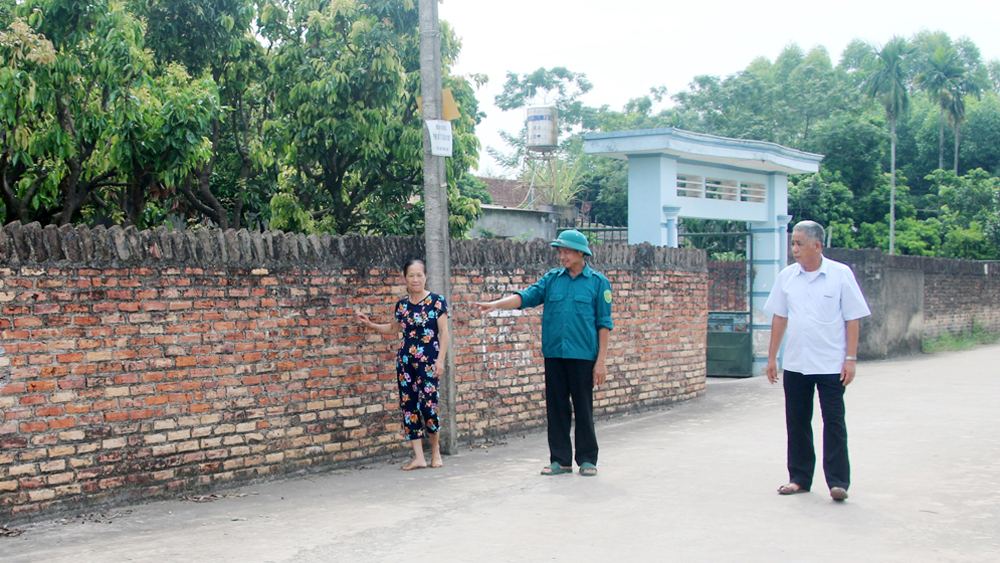  Khéo tuyên truyền, vận động, nhiều tuyến đường ở tổ dân phố Bài được mở rộng, cứng hóa.