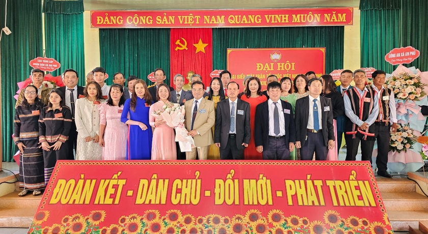 Ủy ban MTTQ Việt Nam xã An Phú (TP. Pleiku) hoàn thành đại hội nhiệm kỳ 2024-2029. Ảnh: P.D