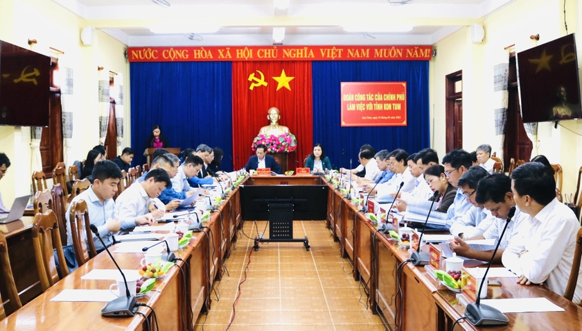 Quang cảnh buổi làm việc. Ảnh: TVP