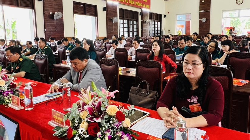 Quang cảnh Đại hội thi đua quyết thắng lực lượng vũ trang huyện Chư Păh, nhiệm kỳ 2019-2024. Ảnh: Đinh Yến