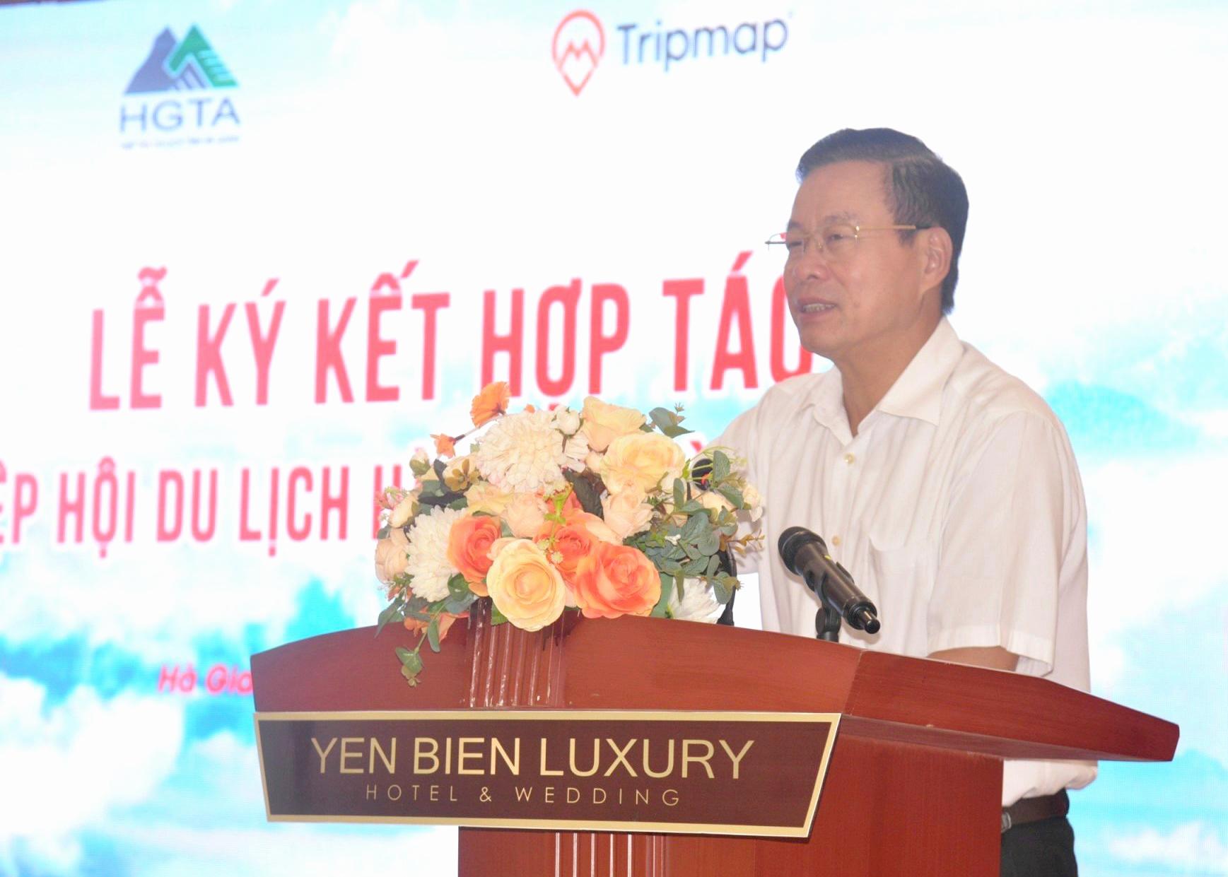 Chủ tịch UBND tỉnh Nguyễn Văn Sơn phát biểu tại lễ ký kết