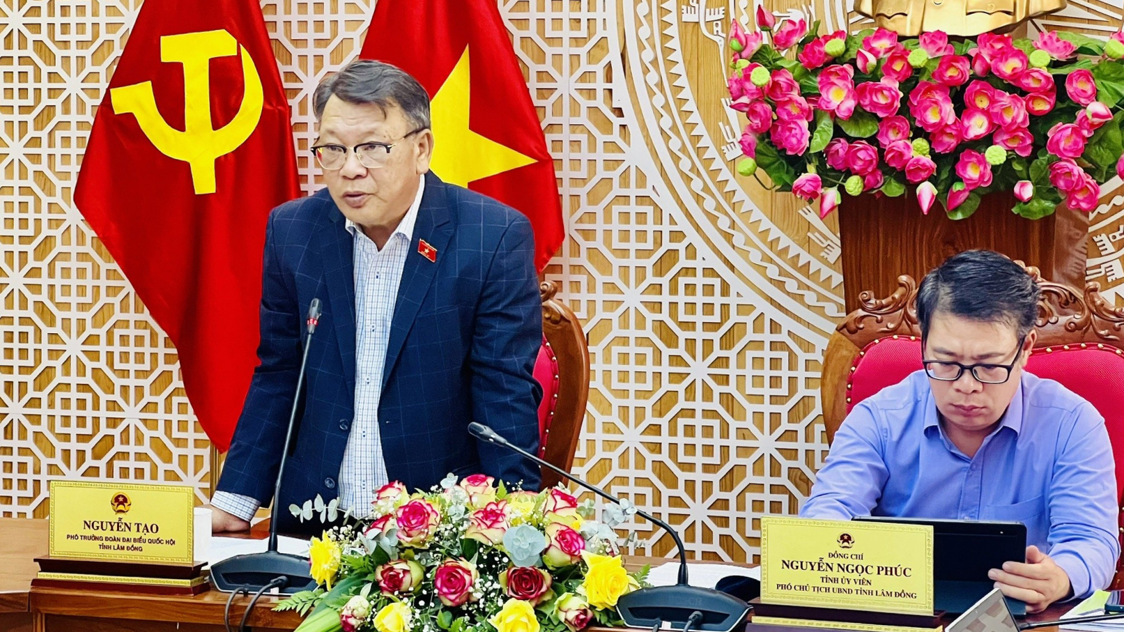 Đồng chí Nguyễn Tạo - Phó Trưởng Đoàn ĐBQH Lâm Đồng kết luận buổi giám sát