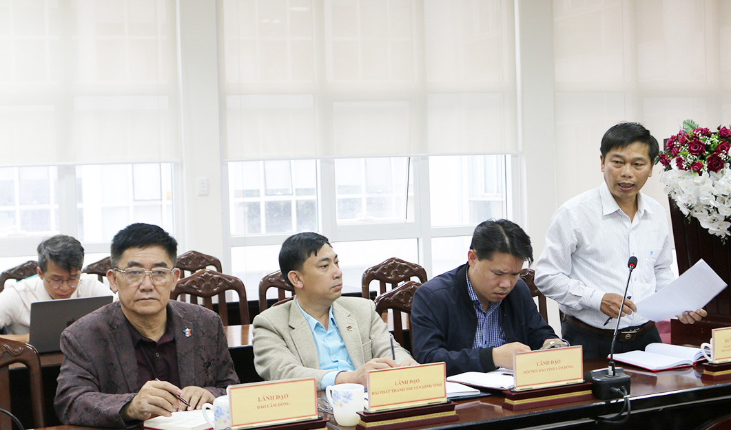 Giám đốc Sở Thông tin và Truyền thông Huỳnh Minh Hải thông tin tình hình hoạt động báo chí tháng 4/2024