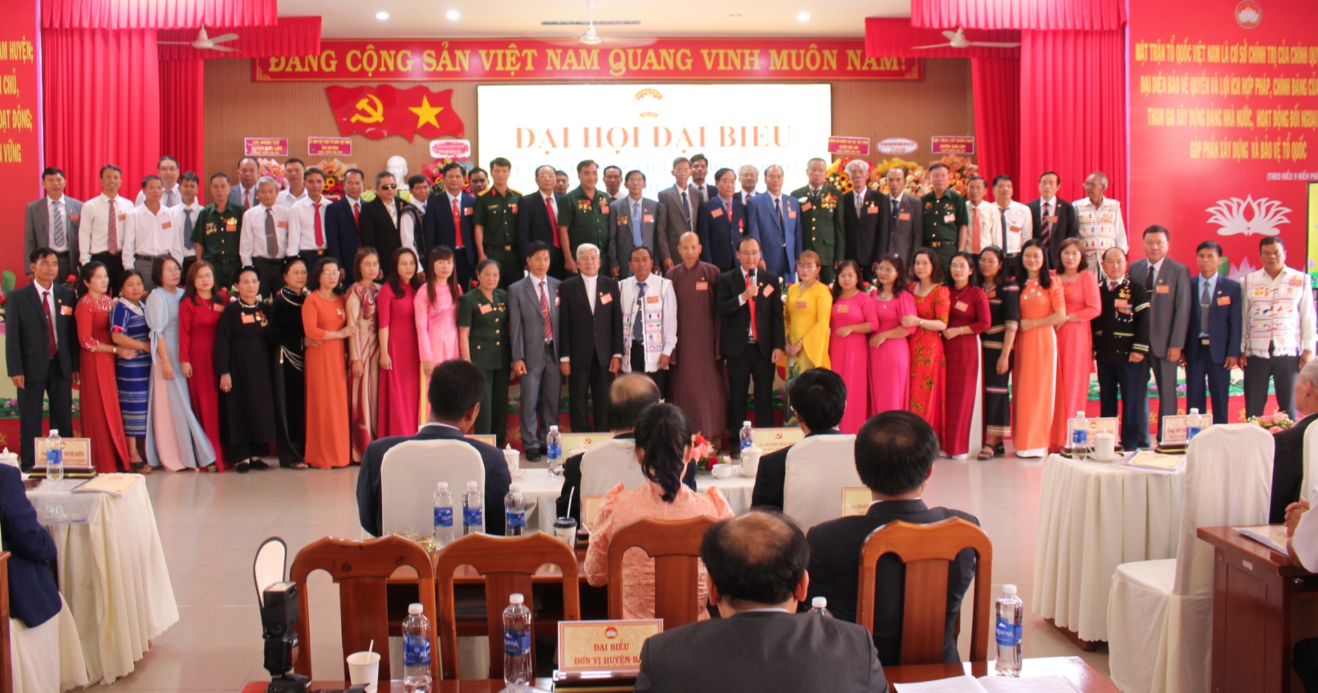 Ủy viên Ủy ban MTTQ Việt Nam huyện Bảo Lâm khóa VI ra mắt Đại hội