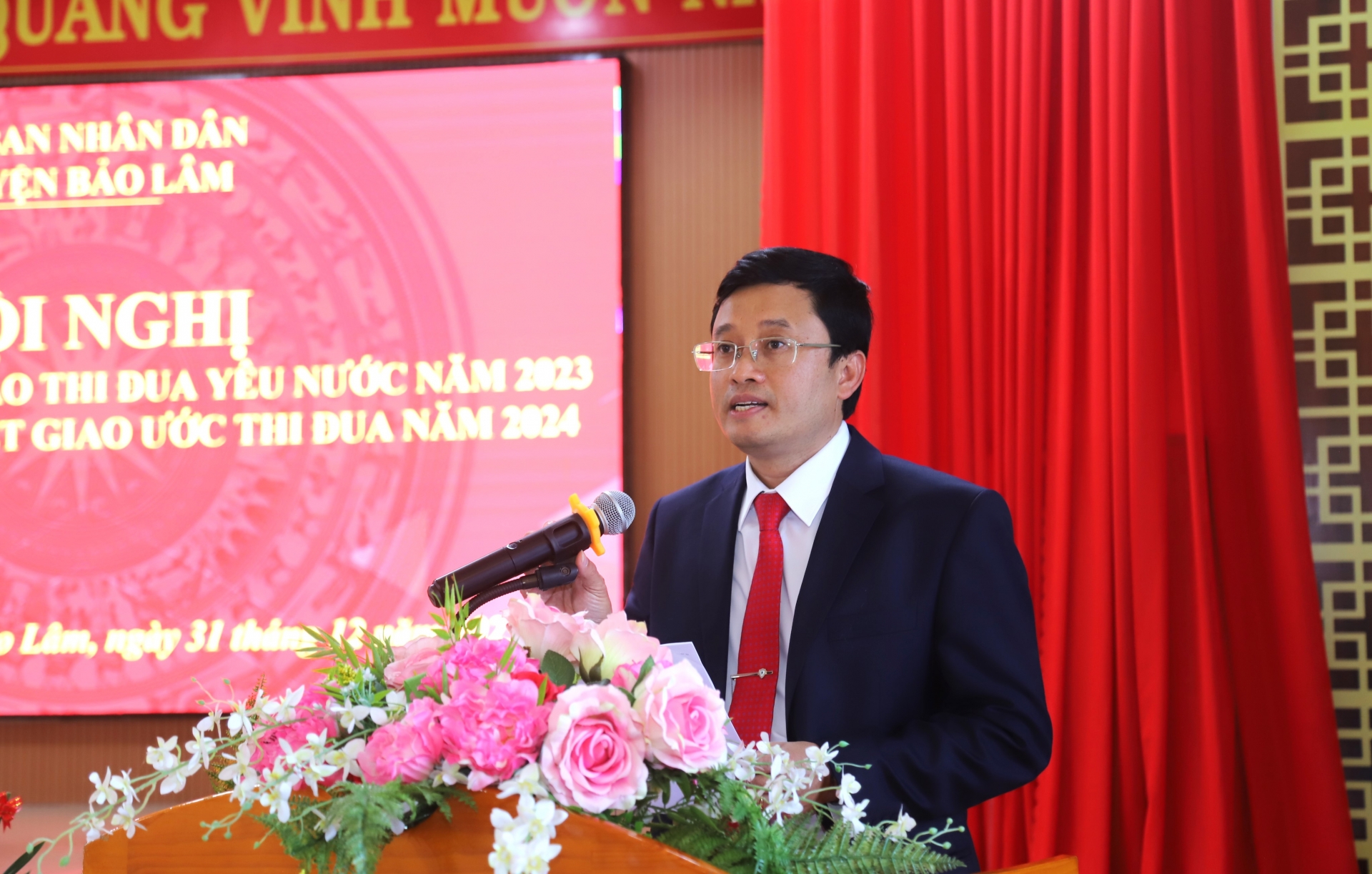 Chủ tịch UBND huyện Bảo Lâm phát động thi đua năm 2024