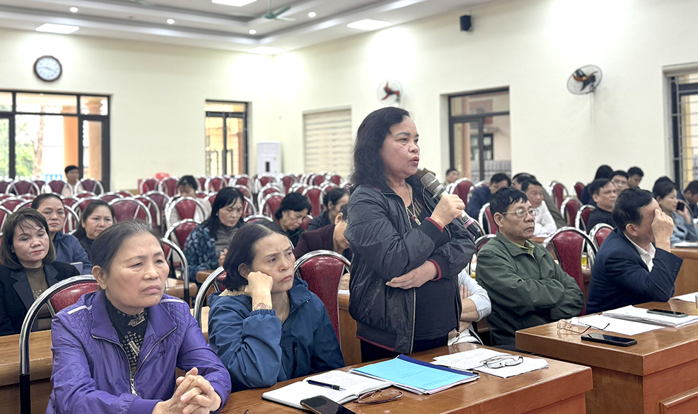 Lấy ý kiến hoàn thiện dự thảo phương án bồi thường hỗ trợ giải phóng mặt bằng thực hiện dự án tại TP Việt Trì