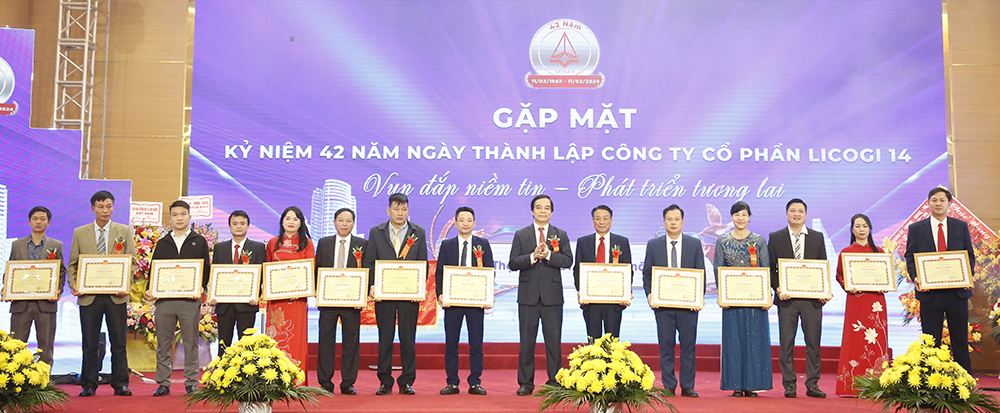 Gặp mặt kỷ niệm 42 năm thành lập Công ty Cổ phần LICOGI 14