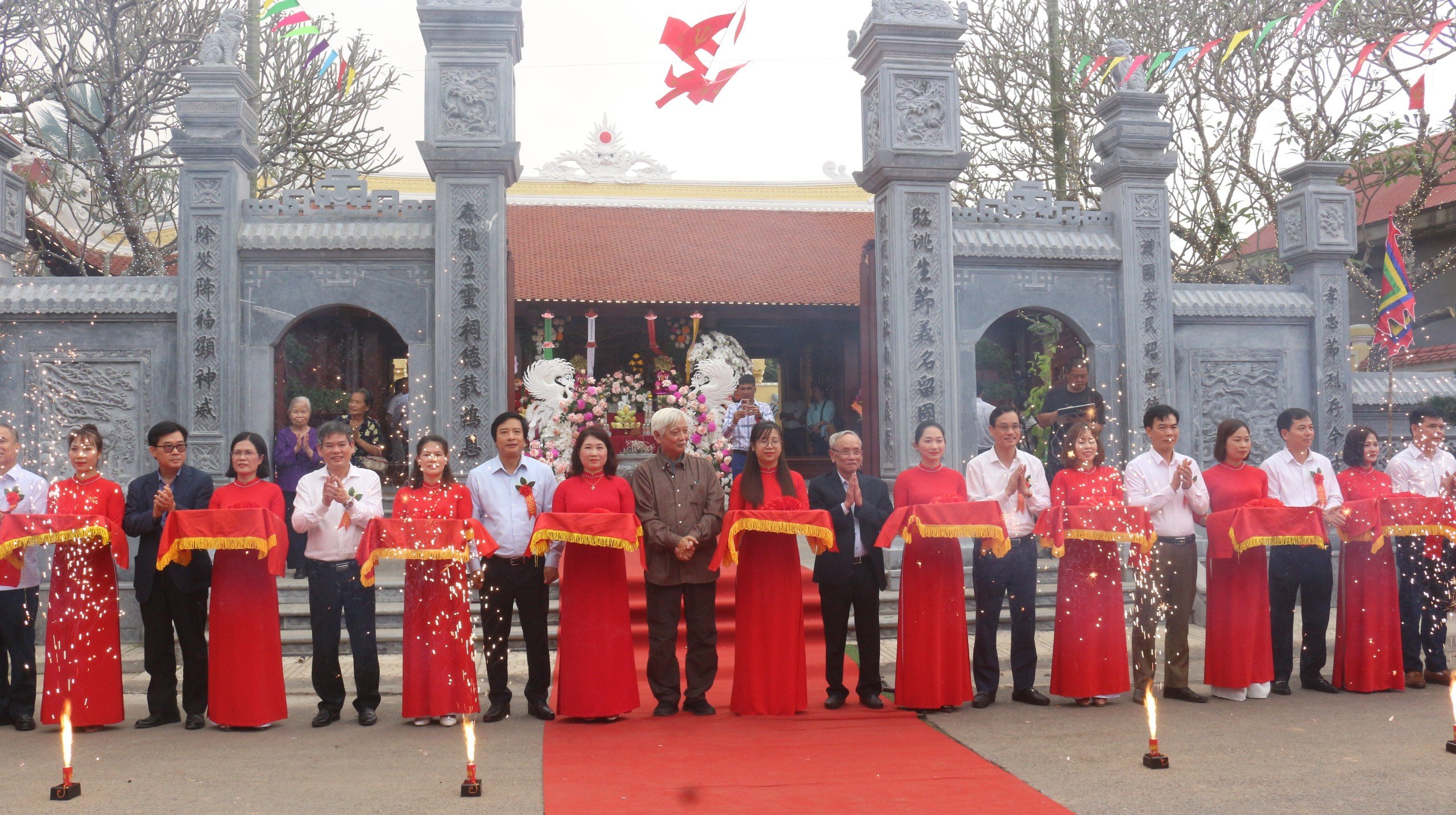 Khánh thành công trình tôn tạo di tích lịch sử Quốc gia đền thờ Nguyễn Mẫn Đốc