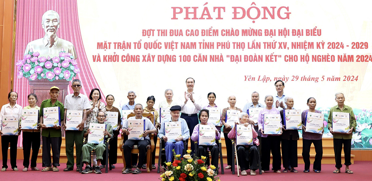 Phát động thi đua cao điểm chào mừng Đại hội đại biểu MTTQ tỉnh lần thứ XV, nhiệm kỳ 2024-2029