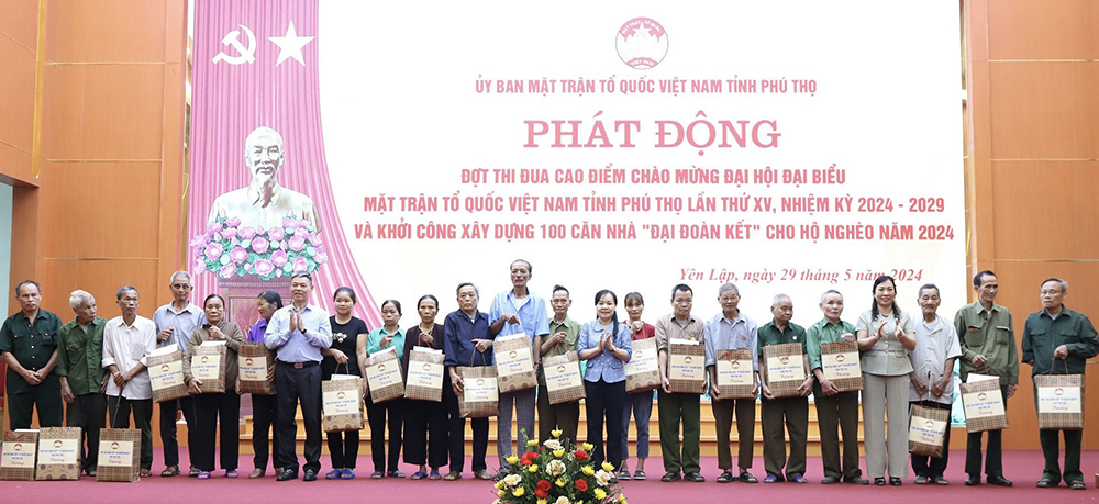 Phát động thi đua cao điểm chào mừng Đại hội đại biểu MTTQ tỉnh lần thứ XV, nhiệm kỳ 2024-2029