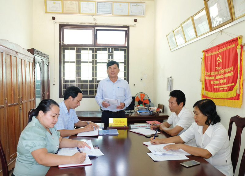 Ủy ban Kiểm tra Huyện ủy Vĩnh Linh tham mưu cấp ủy lãnh đạo, chỉ đạo thực hiện tốt công tác kiểm tra, giám sát