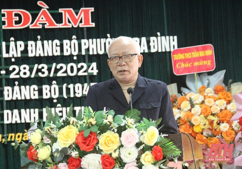 Đảng bộ phường Ba Đình (TP Thanh Hóa) kỷ niệm 77 năm ngày thành lập