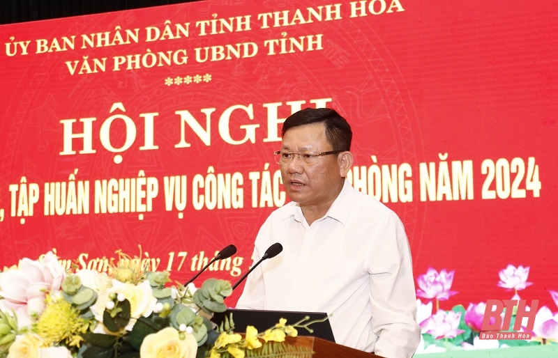 Bồi dưỡng, tập huấn nghiệp vụ công tác văn phòng năm 2024