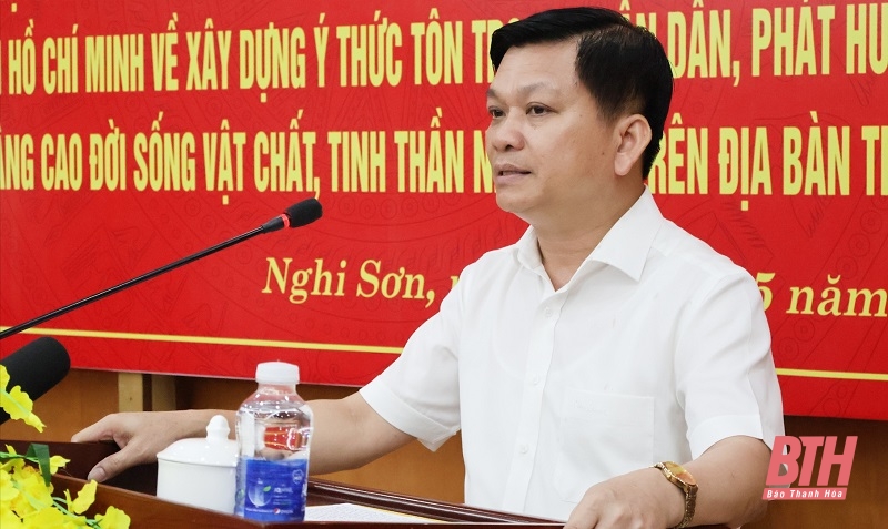 Thị ủy Nghi Sơn tổ chức hội nghị học tập chuyên đề năm 2024