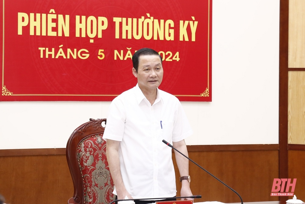 UBND tỉnh họp phiên thường kỳ tháng 5: Thảo luận các nhiệm vụ trọng tâm phát triển kinh tế - xã hội tháng 6 và một số nội dung quan trọng khác