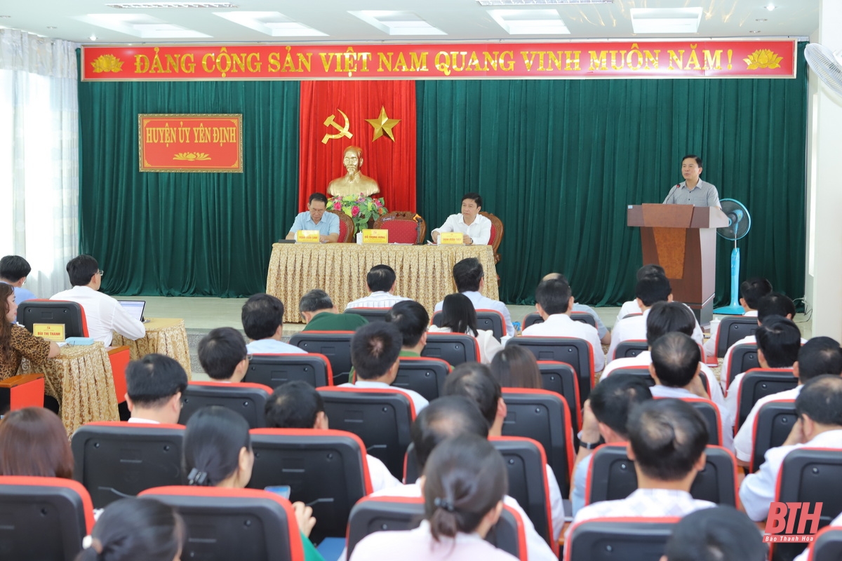 Yên Định phấn đấu trở thành huyện nông thôn mới nâng cao trong năm 2024