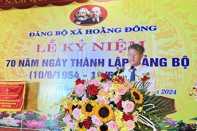 Hoằng Đông kỷ niệm 70 năm thành lập Đảng bộ xã