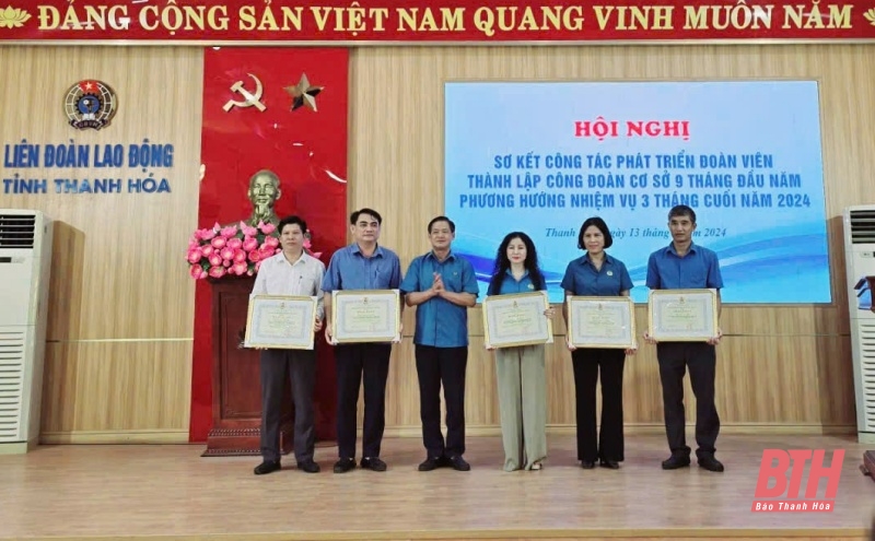 Thành lập mới 93 công đoàn cơ sở, nghiệp đoàn cơ sở, phát triển 19.519 đoàn viên