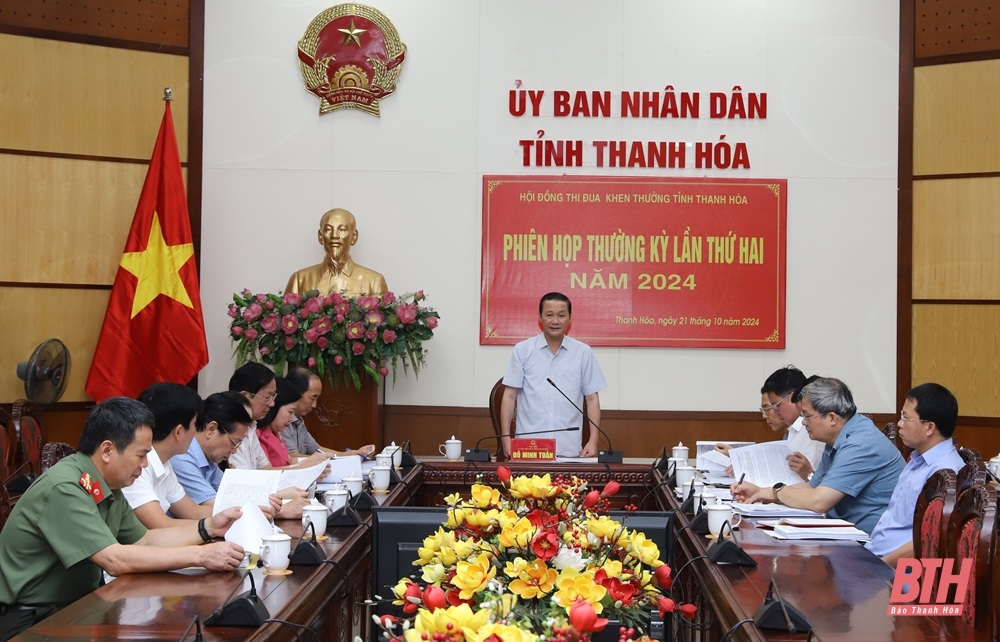 Hội đồng Thi đua - Khen thưởng tỉnh tổ chức phiên họp thường kỳ lần thứ hai, năm 2024