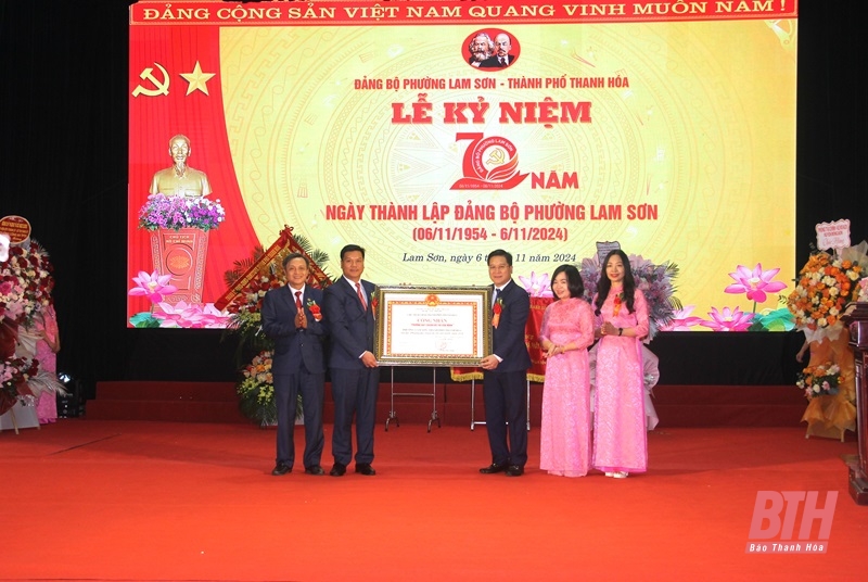 Kỷ niệm 70 năm thành lập Đảng bộ phường Lam Sơn