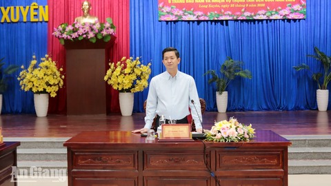 Bí thư Tỉnh ủy An Giang Lê Quang Tùng yêu cầu Long Xuyên đổi mới tư duy, xác định nhiệm vụ đột phá