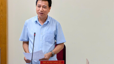 Phó Bí thư Thành ủy Đỗ Mạnh Hiến chỉ đạo Hội nghị Ban Thường vụ Đảng ủy phường Lê Chân