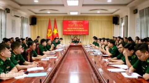 Bộ đội Biên phòng tập huấn nghiệp vụ trinh sát, phòng chống ma túy năm 2026