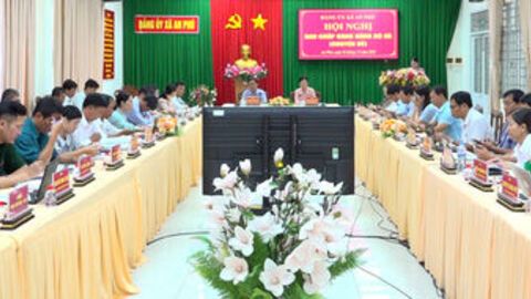 Hội nghị chuyên đề Ban Chấp hành Đảng bộ xã An Phú