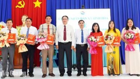 Xã Bình Hòa giảm còn 7 trường