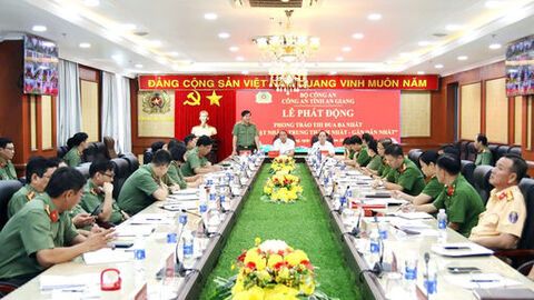 Xây dựng lực lượng Công an tỉnh An Giang “Kỷ luật nhất - Trung thành nhất - Gần dân nhất”