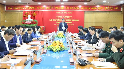 Hội nghị Ban Chấp hành Đảng bộ tỉnh thông qua dự thảo Báo cáo phát triển kinh tế - xã...