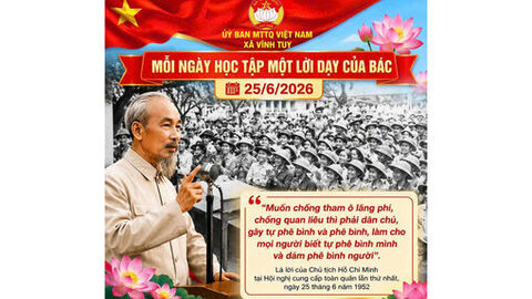 Mỗi ngày một lời dạy của Bác
