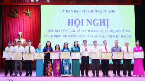 Phường Từ Sơn tổng kết công tác bầu cử