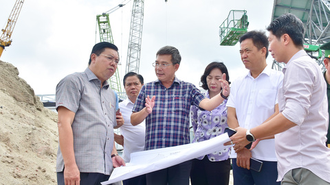 Bí thư Tỉnh ủy An Giang Nguyễn Tiến Hải khảo sát tiến độ thi công các dự án đầu tư phục vụ Hội nghị APEC 2027