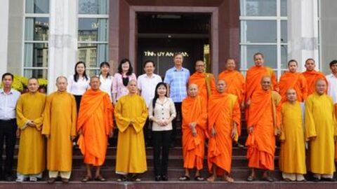 Các tổ chức tôn giáo chúc tết lãnh đạo tỉnh An Giang
