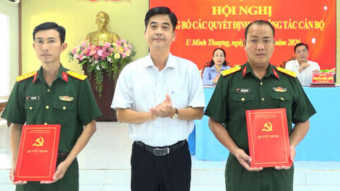 Đảng ủy xã U Minh Thượng sơ kết quý I, triển khai nhiệm vụ trọng tâm quý II/2026