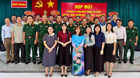 Đoàn Kinh tế - Quốc phòng 925 họp mặt kỷ niệm 1 năm thành lập