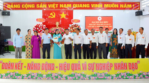 Hội Chữ thập đỏ xã An Cư phấn đấu thành lập tổ chức Hội ở 100% trường học