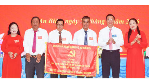 Đại hội đại biểu Hội Chữ thập đỏ xã An Biên lần thứ I 