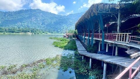 Xã Ô Lâm xử lý việc xây dựng nhà trái phép tại hồ Ô Thum