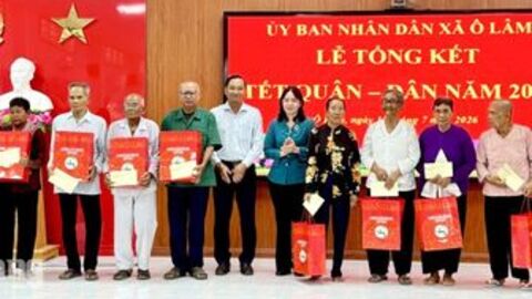 Gần 3 tỷ đồng thực hiện chương trình Tết Quân - Dân tại xã Ô Lâm