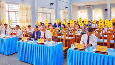 HĐND phường Bình Đức tổ chức Kỳ họp thứ 4