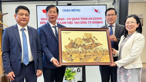 Đoàn công tác tỉnh An Giang thăm và làm việc với Công ty TNHH Esuhai