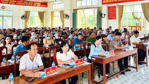 Long Điền sơ kết thực hiện nhiệm vụ chính trị 9 tháng năm 2025