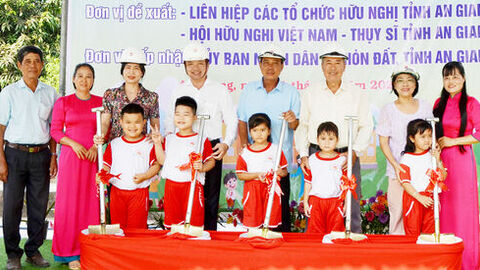 Thêm phòng học, thêm niềm vui