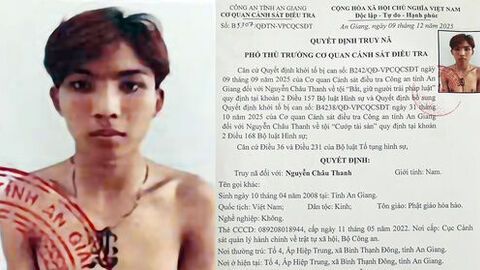 Truy nã đối tượng bắt, giữ người trái pháp luật và cướp tài sản