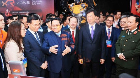 Thủ tướng Phạm Minh Chính dự Lễ khai mạc Ngày hội Khởi nghiệp sáng tạo quốc gia 2025