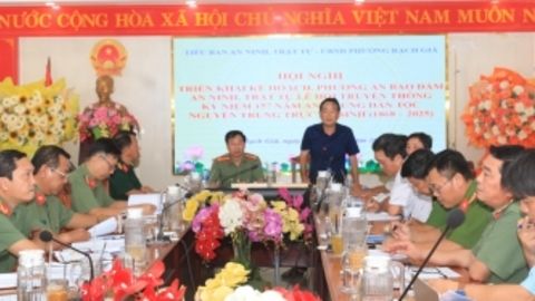 Triển khai phương án đảm bảo an ninh trật tự Lễ hội truyền thống kỷ niệm 157 năm Anh hùng dân tộc Nguyễn Trung Trực hy sinh (1898 - 2025) 