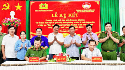 Phường Tô Châu đẩy mạnh thực hiện phong trào toàn dân bảo vệ an ninh Tổ quốc