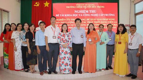 Nâng cao chất lượng phát triển đảng viên học sinh tại các trường THPT ở Rạch Giá